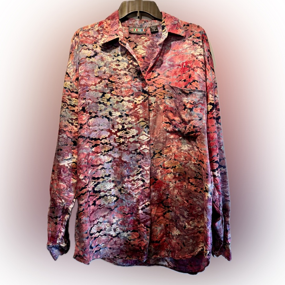Vintage Funky Unisex Button-Down Shirt